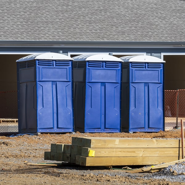are there any restrictions on where i can place the porta potties during my rental period in Urbana